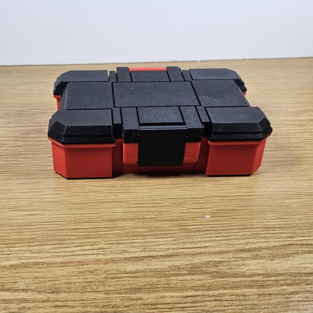 Storage box for tools and accessories.