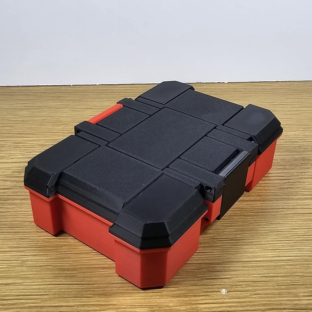 Storage box for tools and accessories.